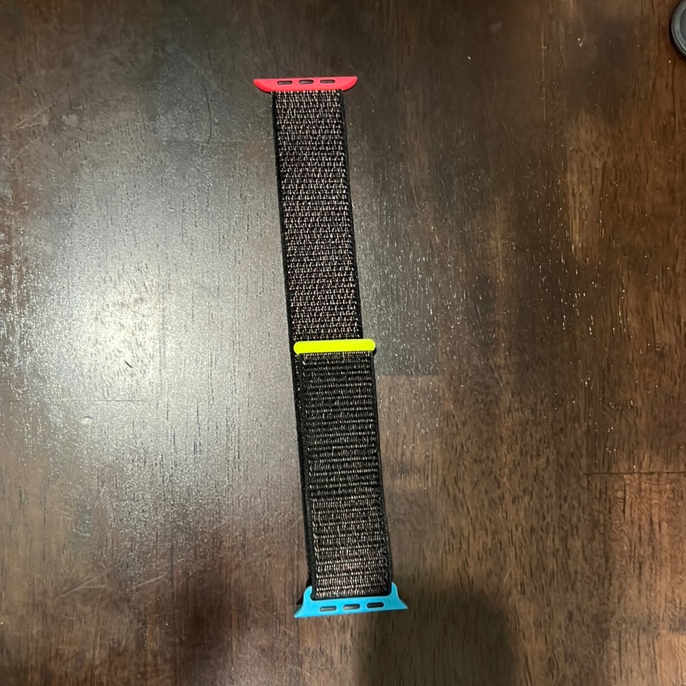 Apple Watch band special sport addition.